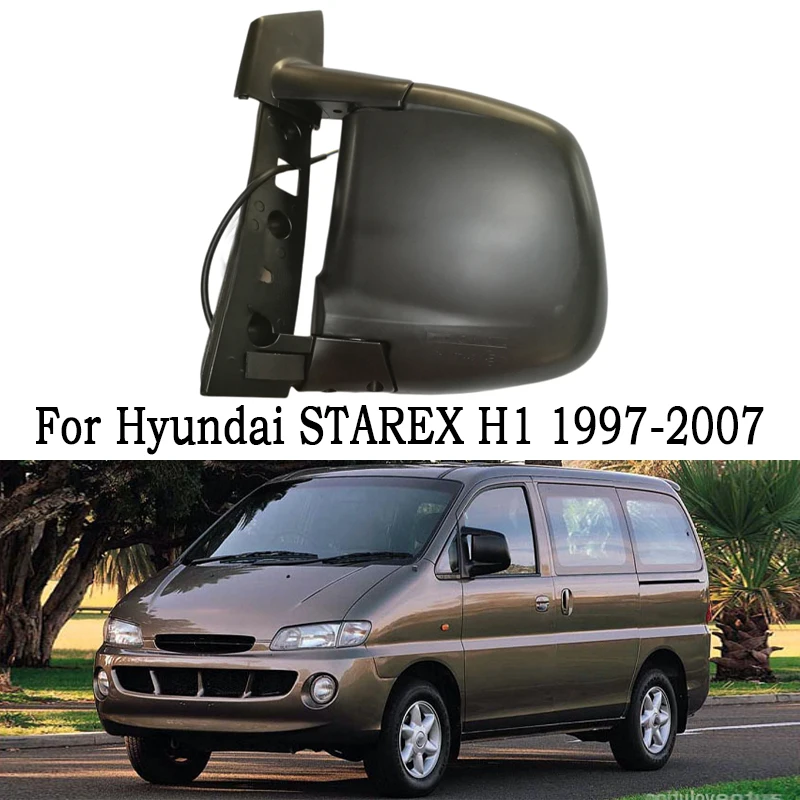 Автомобильное зеркало заднего вида, электрическое зеркало заднего вида в сборе, 3-проводное для Hyundai STAREX H1 1997-2007 87610-4A410 87620-4A410