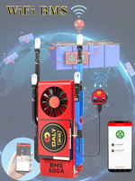 Daly WiFi BMS Lifepo4 4S 8S 16S 60A 80A 100A 120A 150A Smart BMS Battery Pack Li-ion 2.4Hz 4G WiFi UART Communication APP