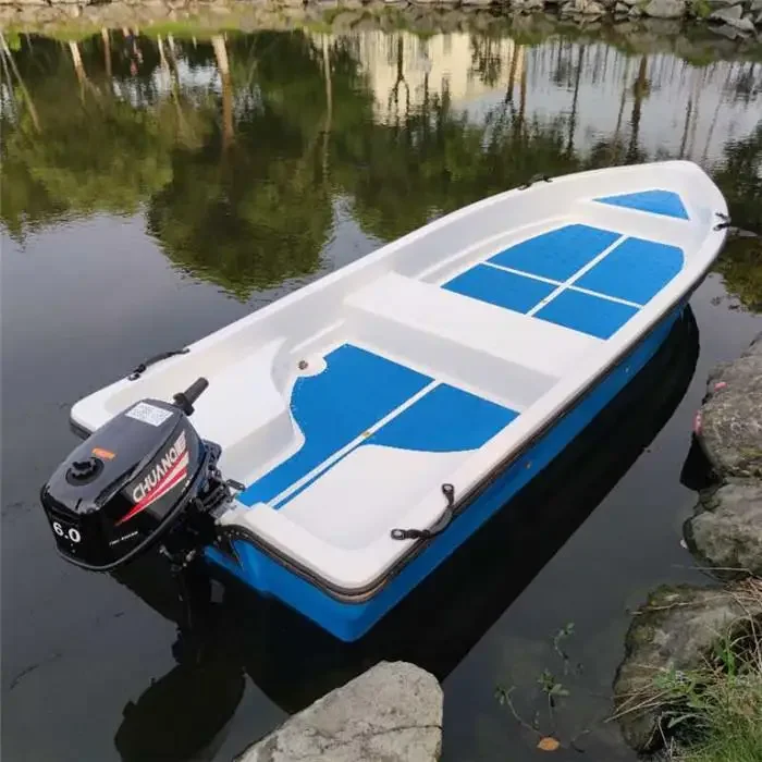 Double-layer Thickened Fiberglass Boat, Lifeboat, Assault Boat, Fishing Boat, with Self-drainage,