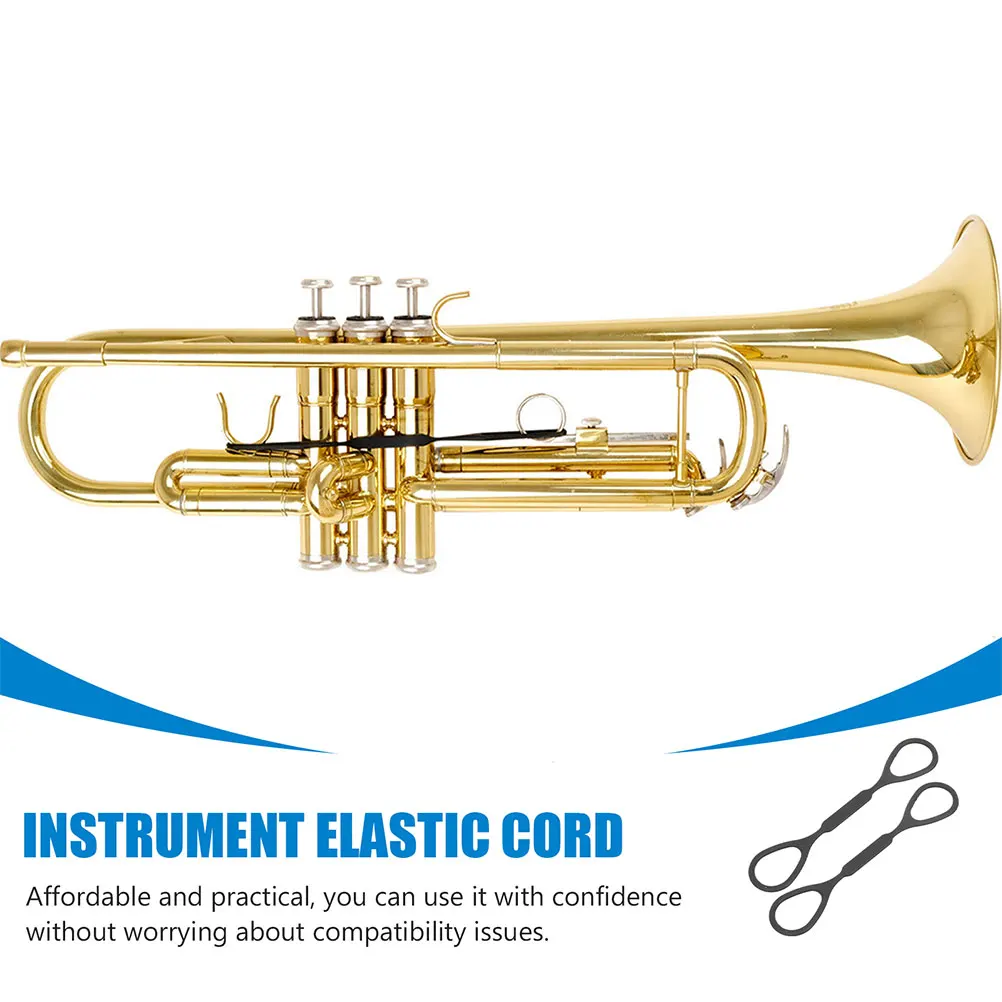 

5pcs Silicone Trumpet Slide Stopper Ring Small Tuning Rope Replacement Compact Lightweight Durable Accessories Trumpet Parts