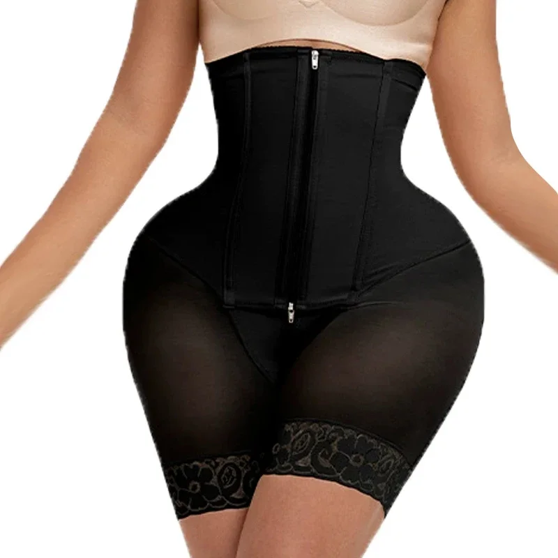 Fajas Shapewear Slim Colombiana Women High Waist Body Shaper Panties Butt Lifter BBL Shorts Tummy Control Bandage Panties