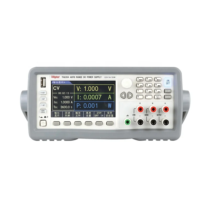

TH6304 Linear Programmable Type DC Power Source 120V/5A/200W Wide Range