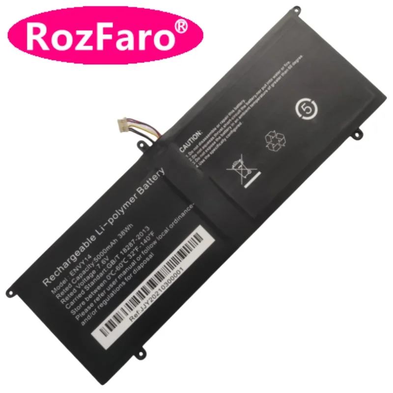 

RozFaro For Hasee BG/T 18287-2013 ENVY14 7.6V Laptop Battery For Ipason SmartBook P2X P147JBN51 SmartBook P2 P147JBN52 Notebook