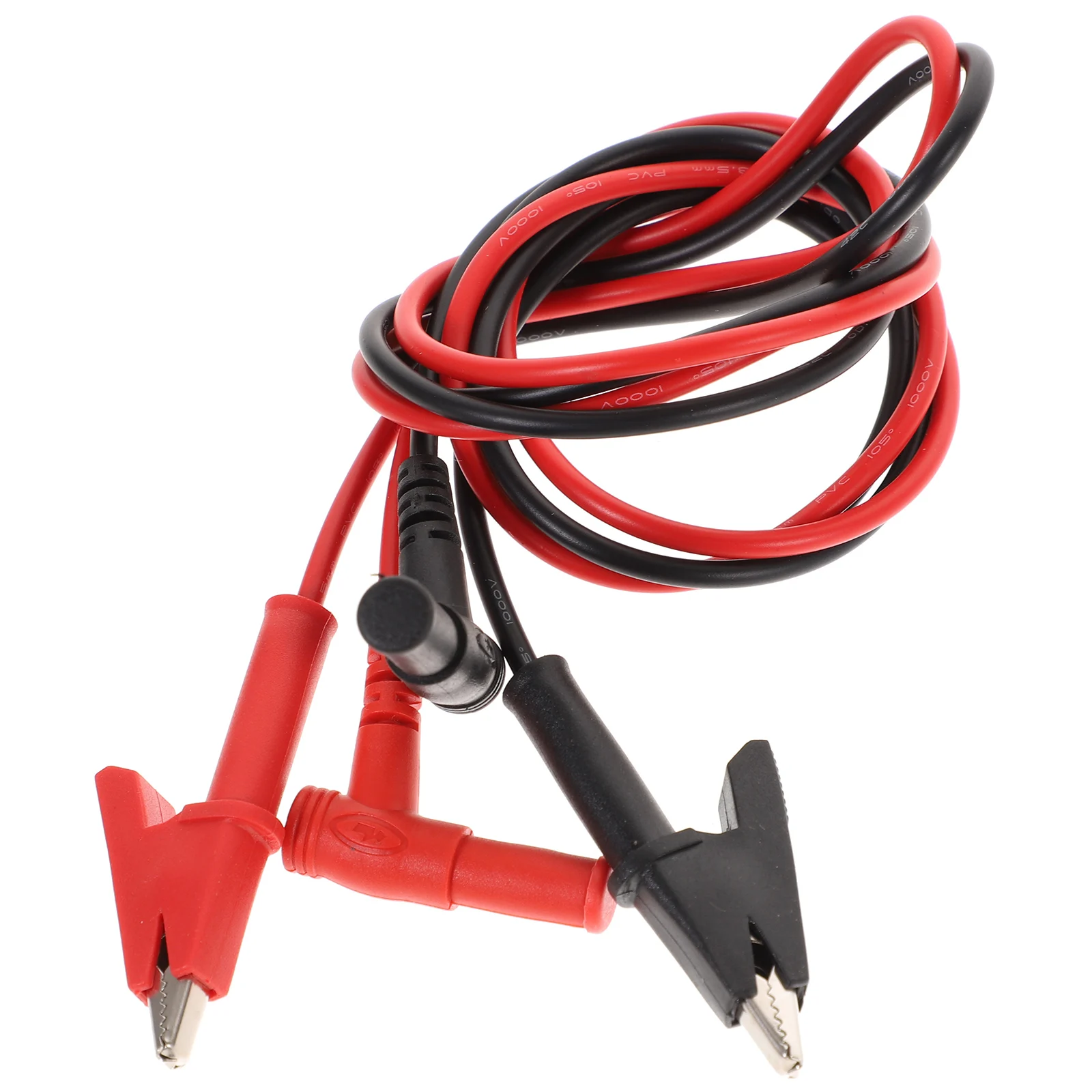 

2pcs Multimeter Test Probe Cable Alligator Clips Automotive Diagnostic Leads Hook Meter Jumper Electric Tester for Auto