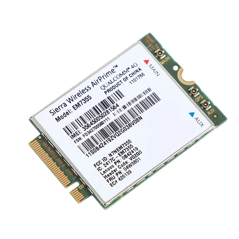 Модуль EM7355 LTE/EVDO/HSPA, плата NGFF 42 Мбит/с, 4G для Lenovo Thinkpad T431S T440 T440S T440P T540P W540 X240