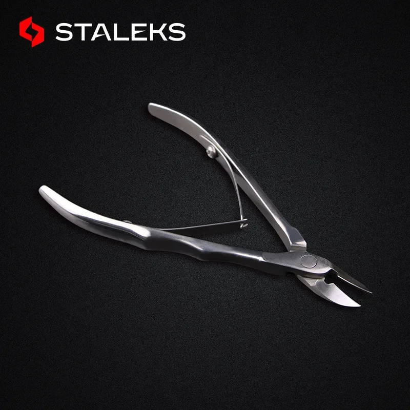 

STALEKS High Quality Dead Skin Remover Cutter Stainless Steel Professional Toe Nail Cuticle Scissors Manicure Tool NE-62-12