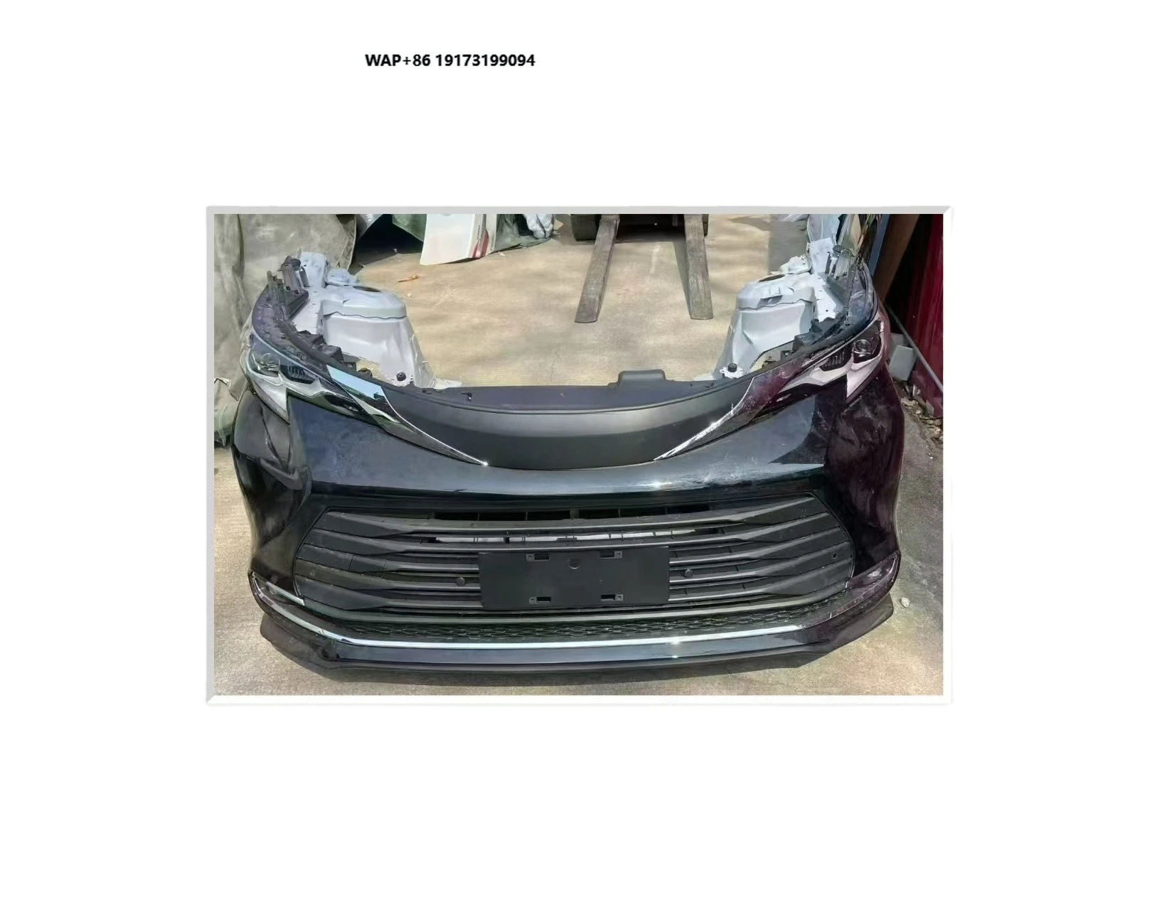 

Original Auto Car Bodykit for Sienna 2023 Nose Cut Front Bumper Lip Headlights Replacement Car Bumper Repair Kit