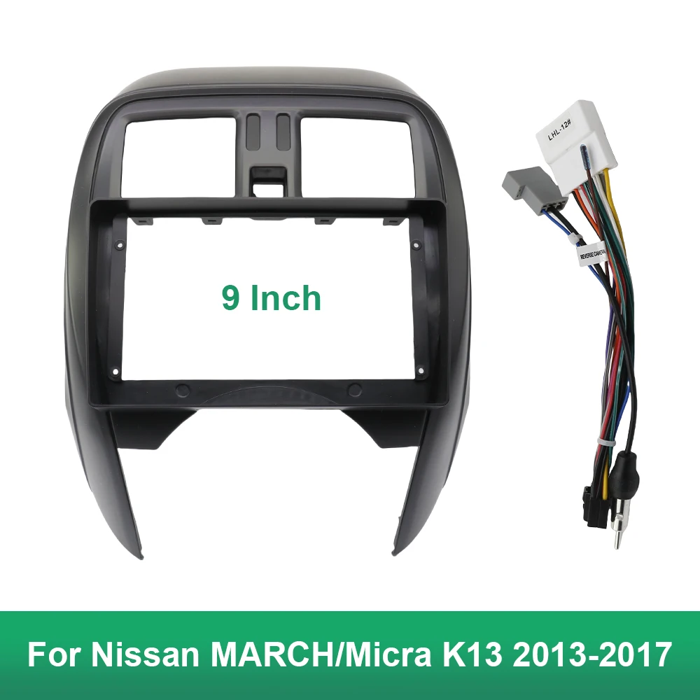 

Автомобильная магнитола 9 дюймов для Nissan MARCH/Micra K13 2013-2017, Android MP5 плеер, фоторамка, головное устройство 2 Din, Fascia Stereo Dash