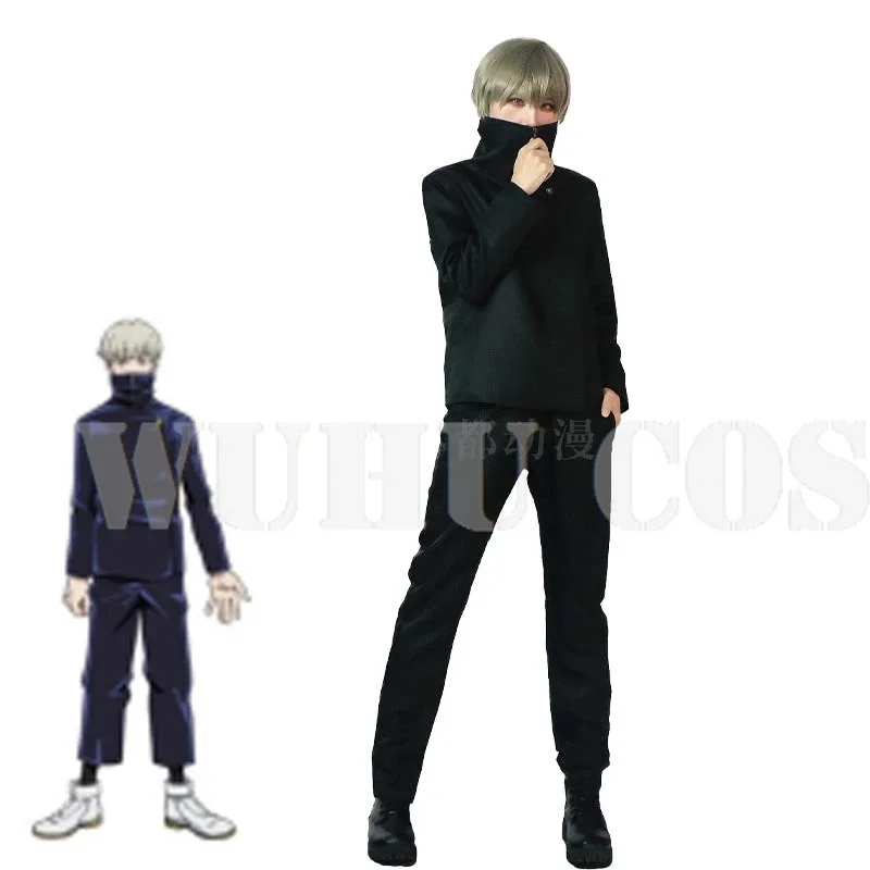 Anime Jujutsu Kaisen Geto Suguru Satoru Gojo Okkotsu Yuta Inumaki Toge Disfraz de cosplay para adultos y niños Halloween; 6'x, 9'y'