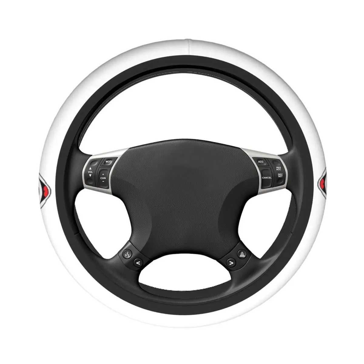 Mickey Mouse Kawaii Cartoon Car Steering Wheel Cover 38cm Elastic Elastische Car-styling Car Accessories