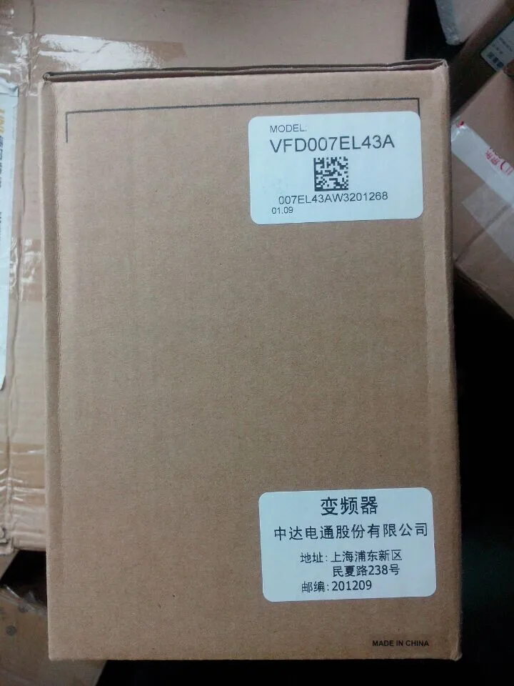 New Original Taiwan Delta EL Series Inverter VFD007EL43A 0.75KW/380V Quality Assurance 1 Year