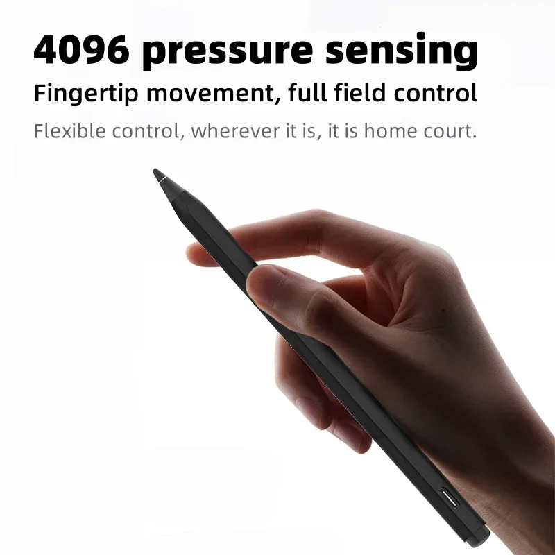 For Microsoft Surface/HP/Kobo, MPP 2.0 Stylus Pen with 4096 Pressure Levels & Magnetic Attachment and Tail Eraser