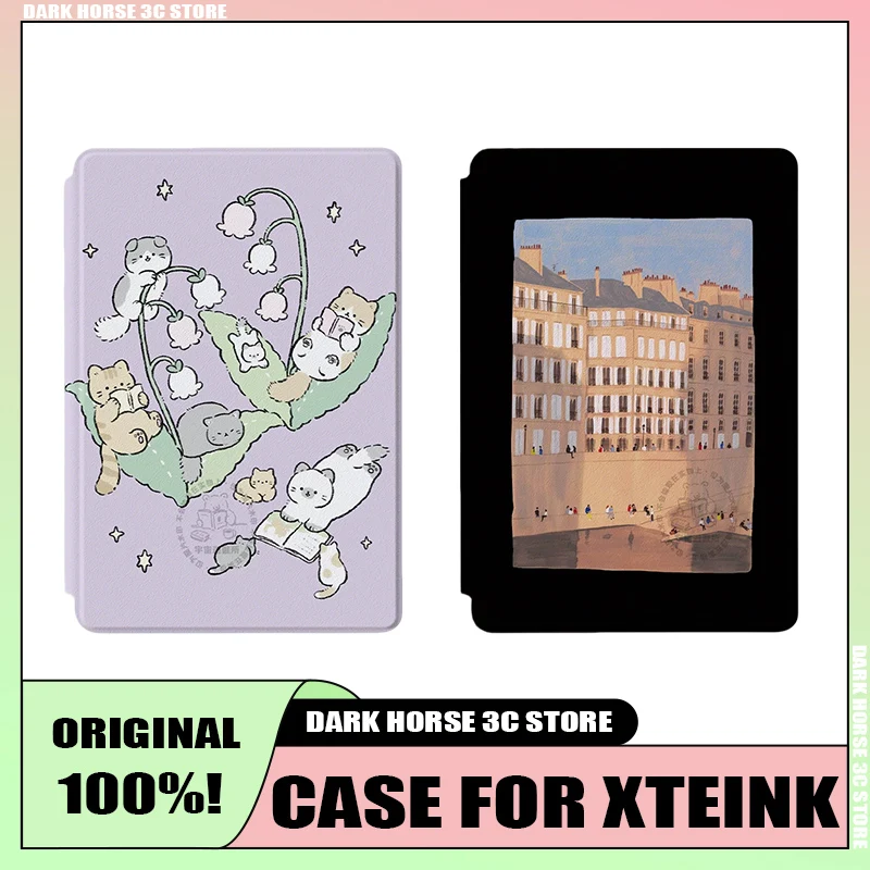 Ebook Case for XTEINK X3/X4 Magnetic Flip Cover Protective C