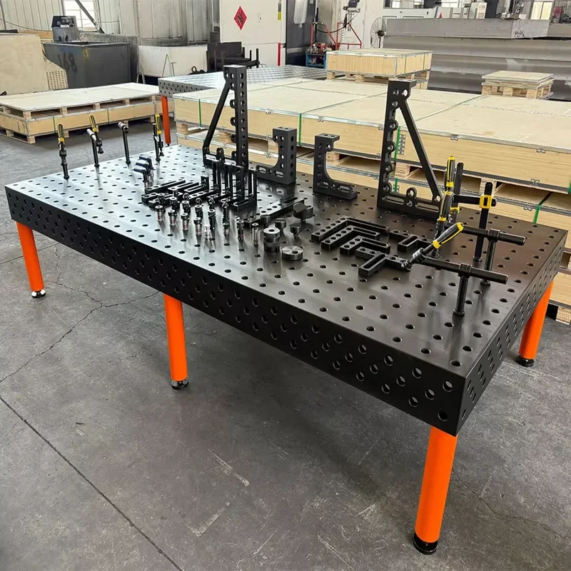 Wholesale Soldering Station 3D Welding Table D28 D16 Steel Cast Iron Modular Design Quick Adjustable Clamps Fixture