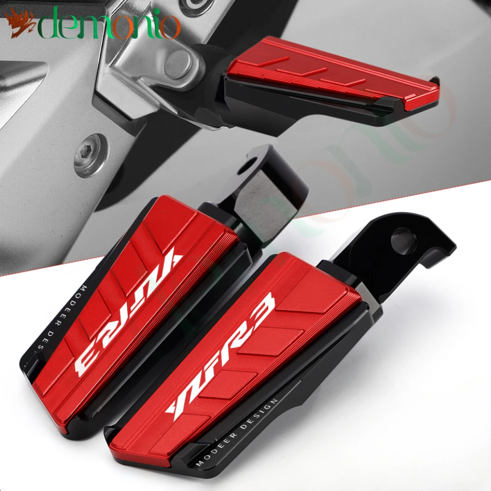 

Мотоцикл для YAMAHA YZF R3 YZF R3 YZFR3 YZFR 3 2015-2021 2022, подножки заднего пассажира, подножки с ЧПУ, алюминиевые аксессуары