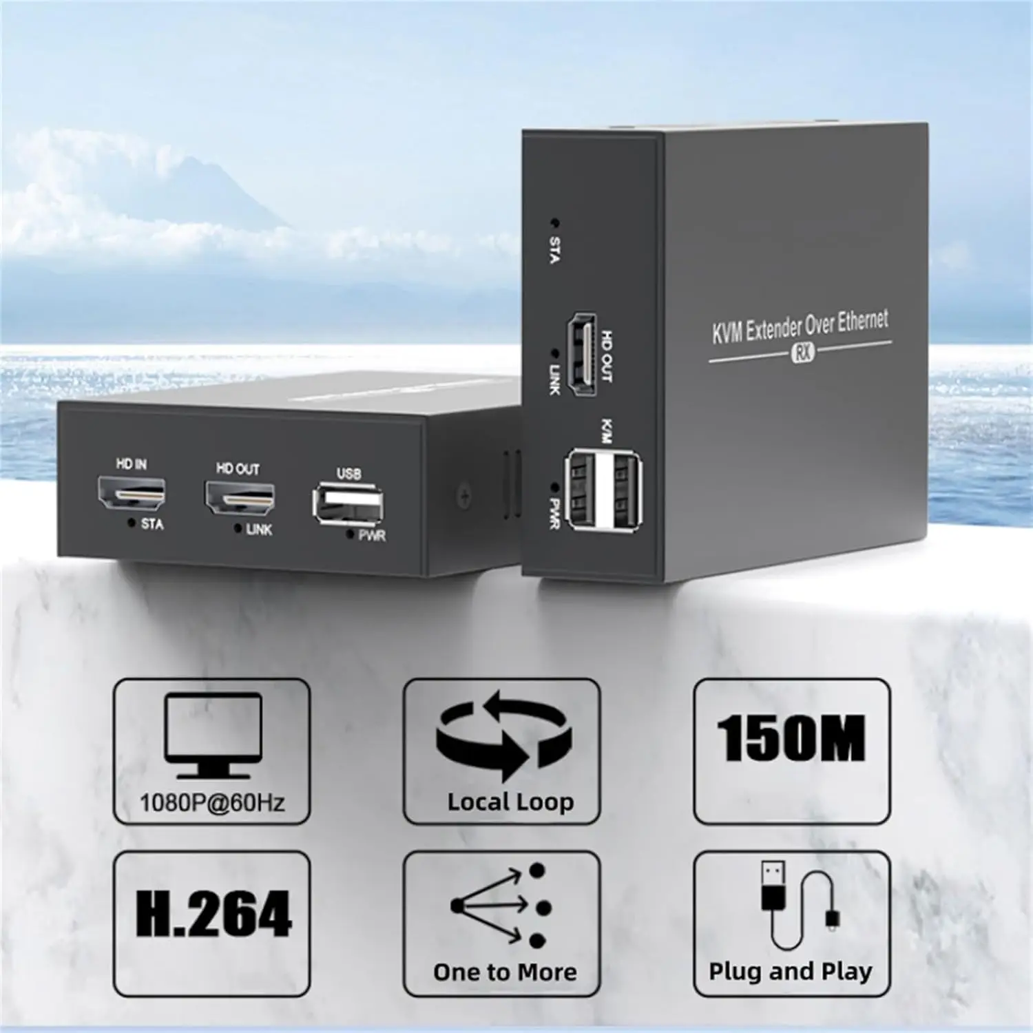 150M Hdmi Kvm Exten… - image