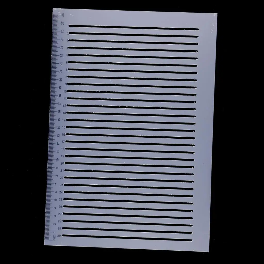 Plastic Ruler Straight Scale Measuring Tool for Office, Student