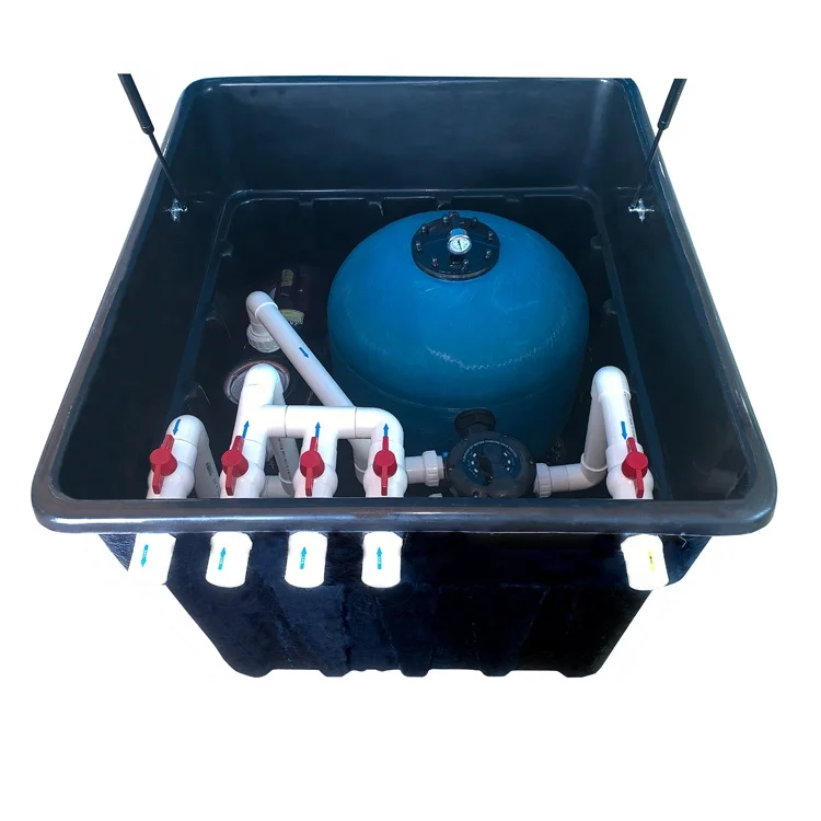 Fiberglass Underground Swimming Pool Equipment In-Ground Filter System with Water Pump Pool Cleaner