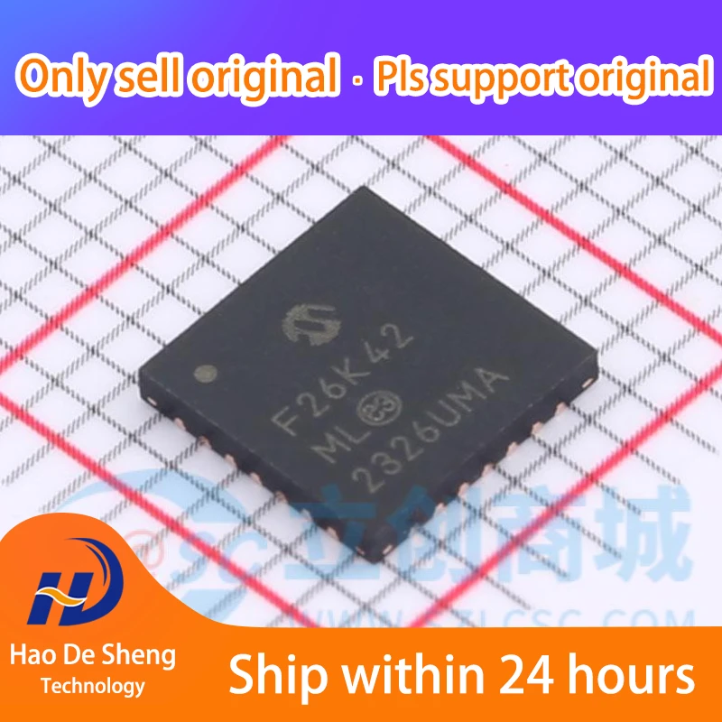 10PCS/LOT PIC18F26K42-I/ML PIC18F26K42 QFN-28 New Original In Stock