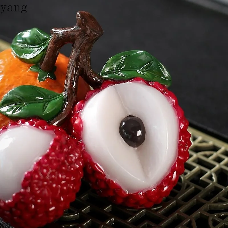CX color-changing lychee orange tea pet creative ornament boutique can raise personalized tea play