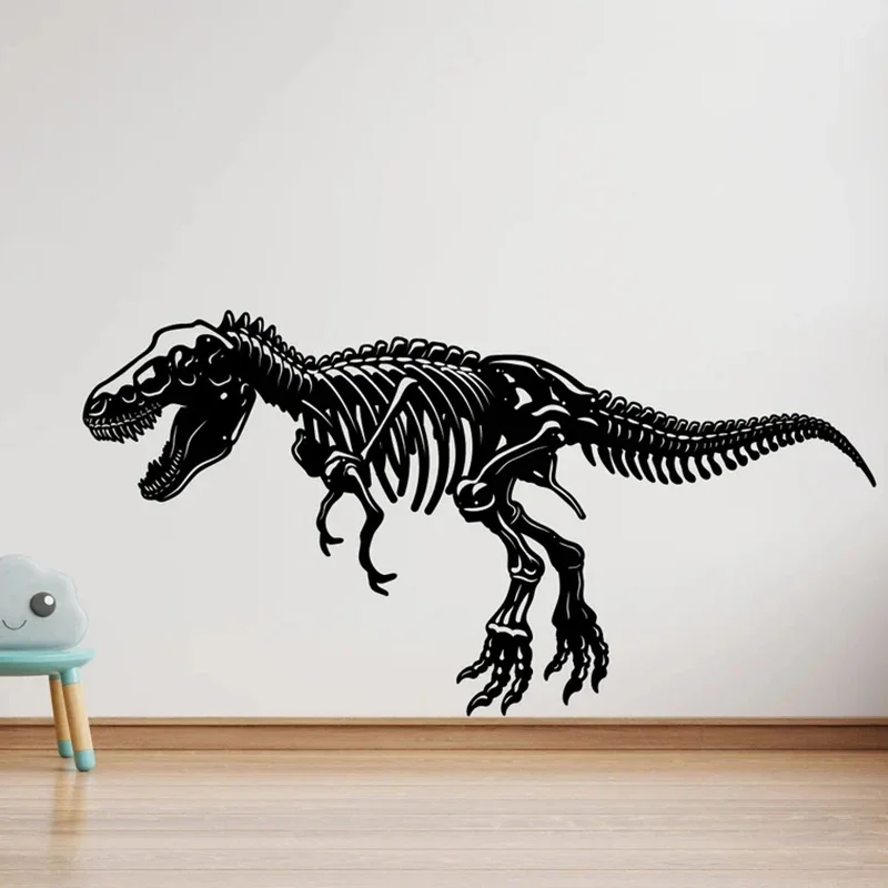 

Dinosaur Skeleton Wall Decal Dino Wall Sticker Tyrannosaurus T-Rex Decor for Kids Room Decor Wallpaper Nursery Decal A547