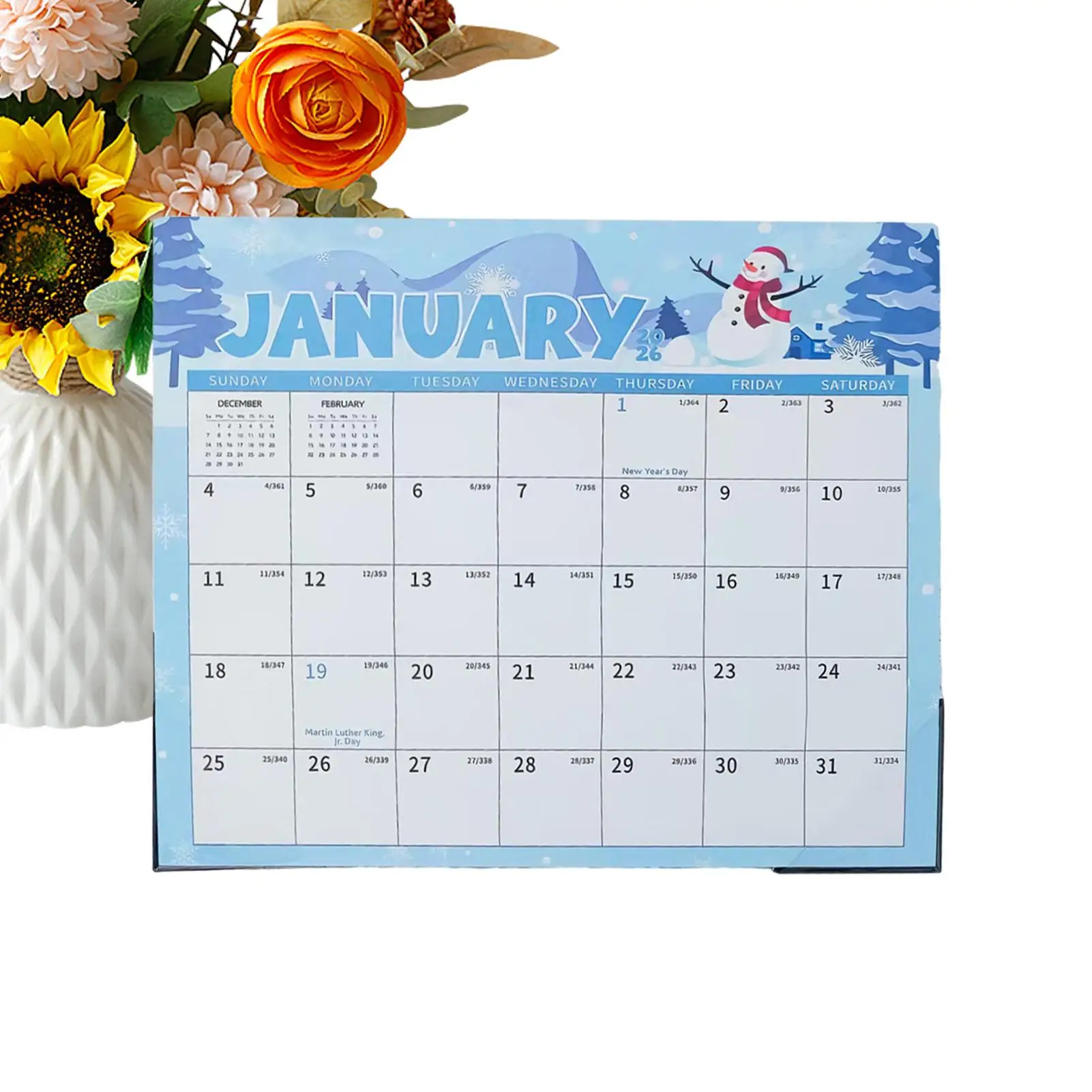 

Магнитный календарь на 2026-2027 годы для холодильника: 18-месячный планировщик для легкой организации быта и дома