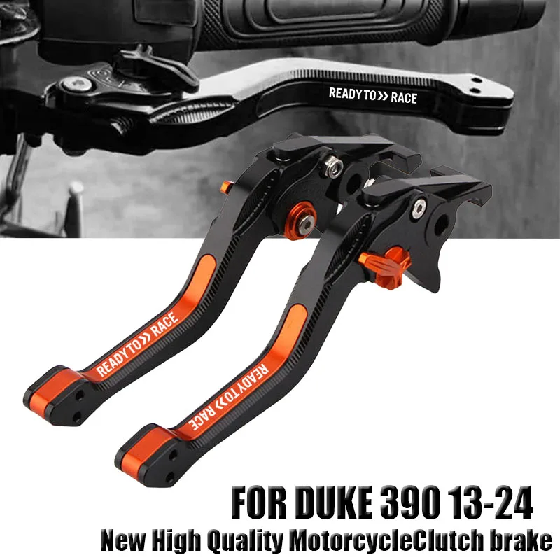 ل Duke 125 200 250 390 2013-2024 جديد جودة عالية دراجة نارية الملحقات ثلاثية الأبعاد نك قابل للتعديل دواسة فرامل رافعة