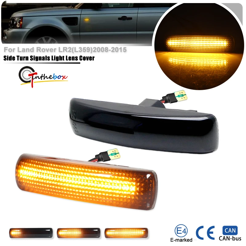 2 pezzi LED indicatori di direzione indicatori laterali dinamici ripetitore indicatore luminoso per Land Rover Discovery 3 4 Rover Sport L320 Freeland 2