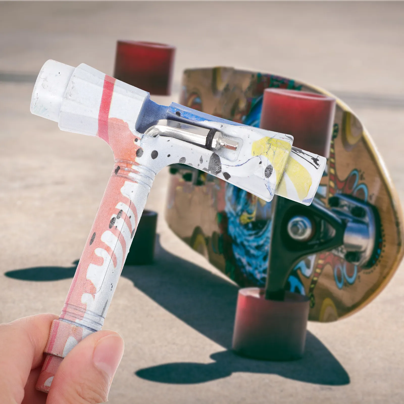 

Набор инструментов для ремонта скейтбордов: многофункциональный Т-образный ключ-отвертка, портативный аксессуар, карманный, из сплава и нейлона, прочный, легкий