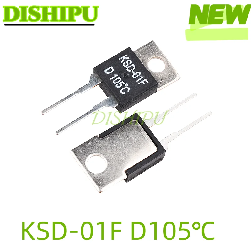 5PCS temperature temperature usually D switch closure KSD01F 40/45/50/70/80/95/100/110 degrees 105120 thermostat