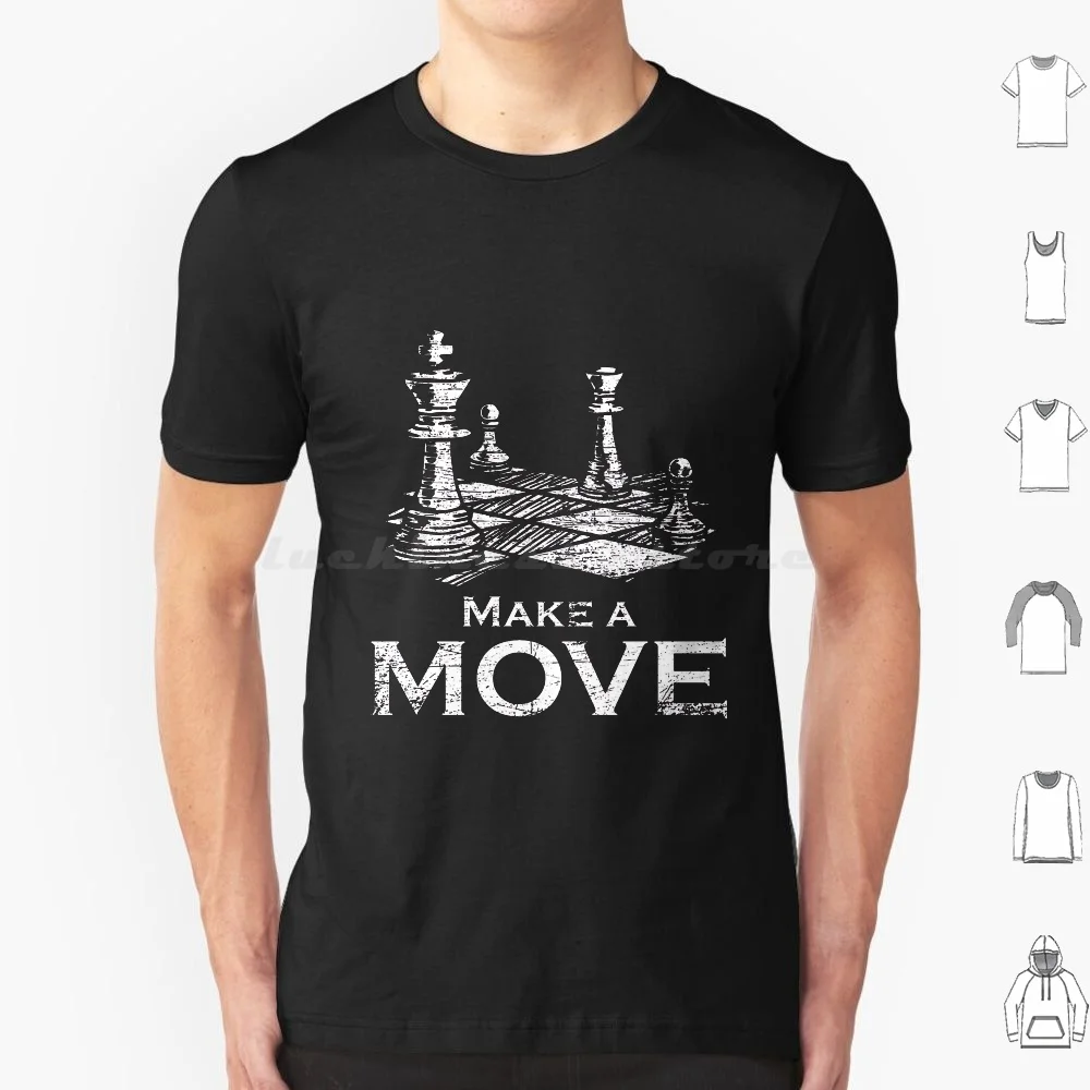 Chess T Shirt Men Women Kids 6Xl Chess Game Sports Characters Farmer King Runner Horse Knight Lady Chess Piece Make A Move