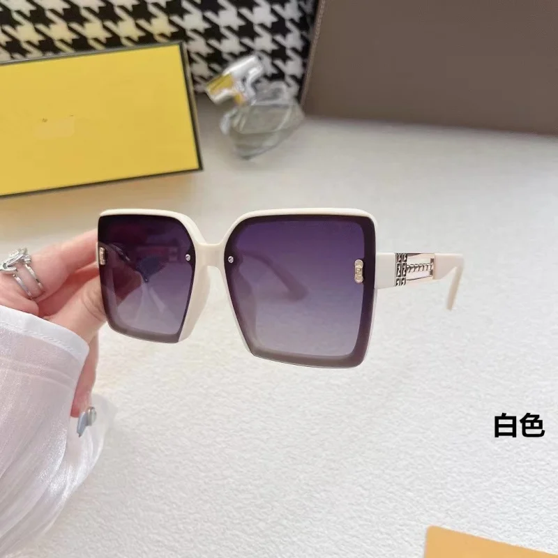 Foreign Trade New Women's Sunglasses FHome Big Frame European and American Personalized Sunglasses Big Brand Felissimo Star Styl