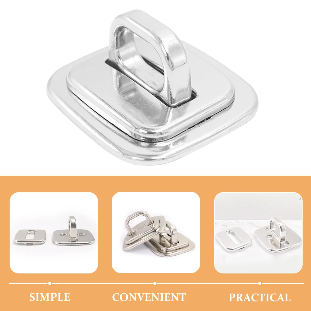 2pcs Laptop Lock Anchor External Security Fixed Base Anti-Theft Cable Lock For Office School Library Compatible With Notebook