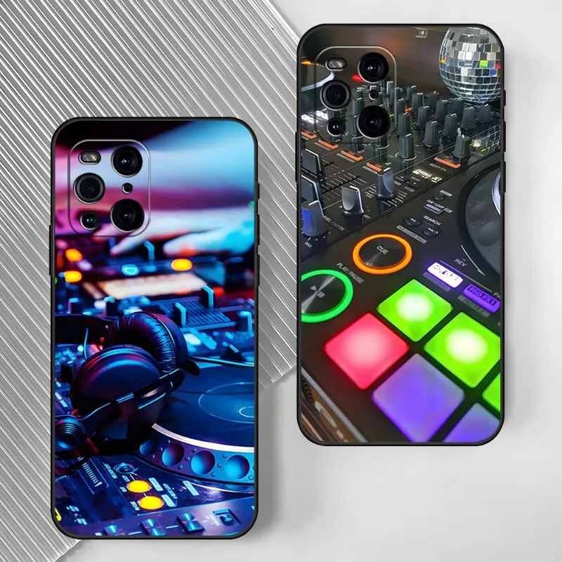 Dj Music Phone Case For OPPO Reno 6 Pro 7 Find X3 Neo X5 A93 A55 A16 A74 K9 K9S A94 A54 A57 A92 Back Cover