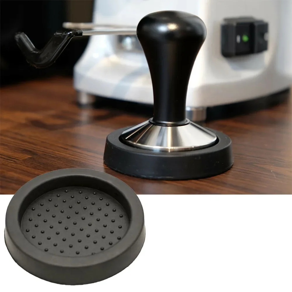 

Coffee Tamper Holder Pad Round Mat Tamper Pad Tamper Holder Food Grade Silicone Mat Coffee Tampers Kitchen Accessories