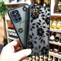 Matte Phone Case for Oneplus 9 8T 8 7 7T 6 5T PRO NORD CE 2 N10 N100 5G Capa Case Funda Shell Pretty Flower Star Loving Heart