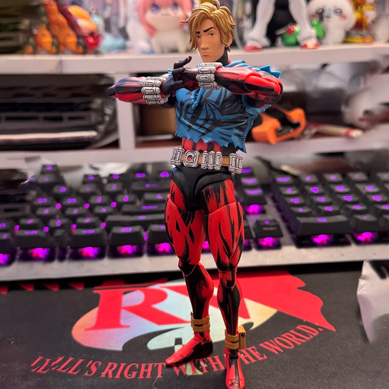 

SHFiguarts Scarlet Spider Action Figure Across The Spider-Verse Articulated Collectible Model Toy In Stock