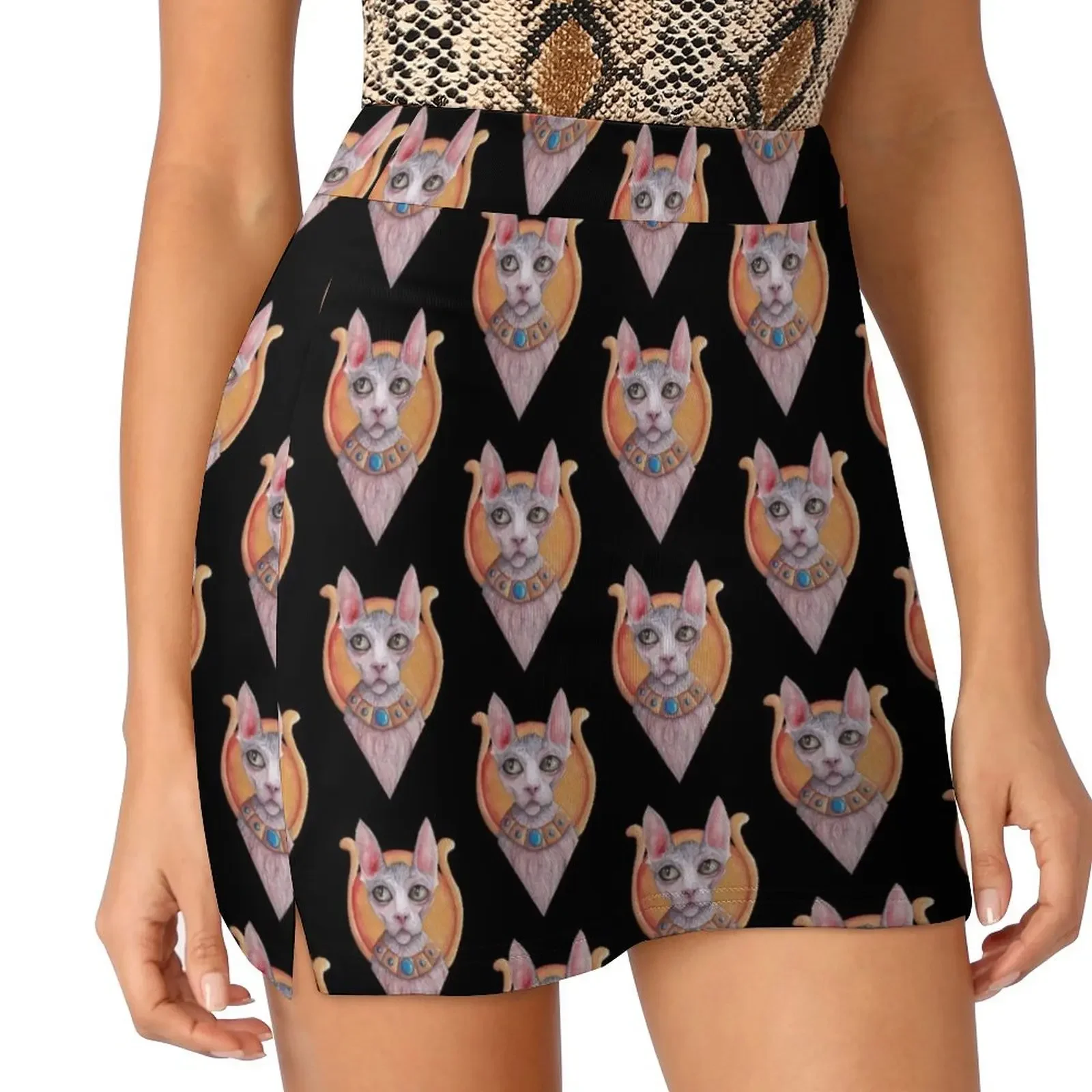 

The Cat Goddess Mini Skirt skirts for womens 2024 skirts summer 2024 woman