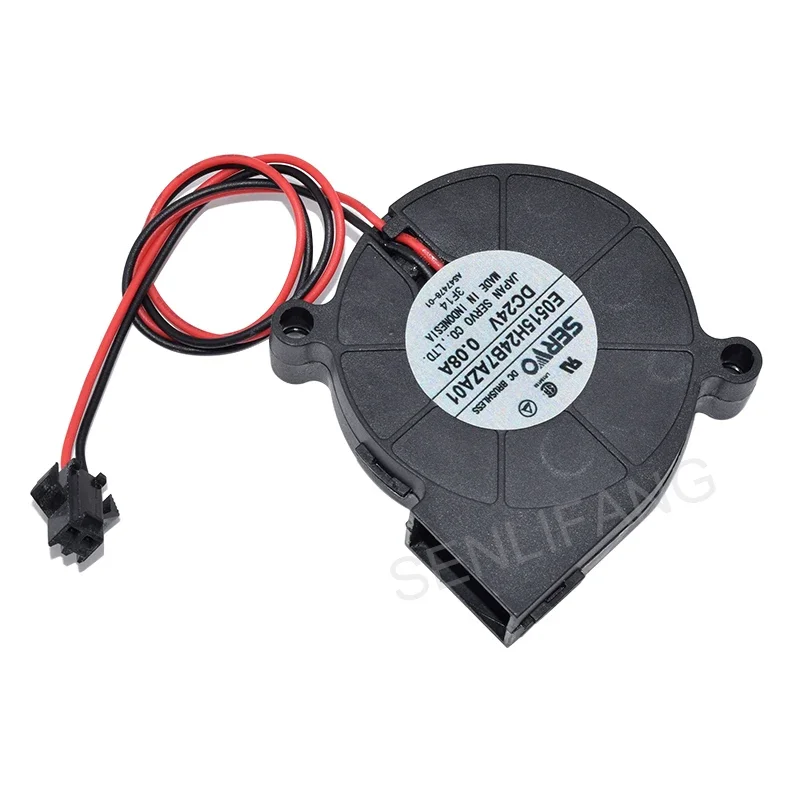 NEW for E0515H24B7AZA01 DC 24V 0.08A 50x50x15mm 2-Wire Server Cooling Fan