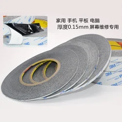 1mm-10mm*50 Meters Ultra Thin & Slim Black Double Sided Adhesive Tape for Mobile Phone Screen LCD Display Digitizer Repair