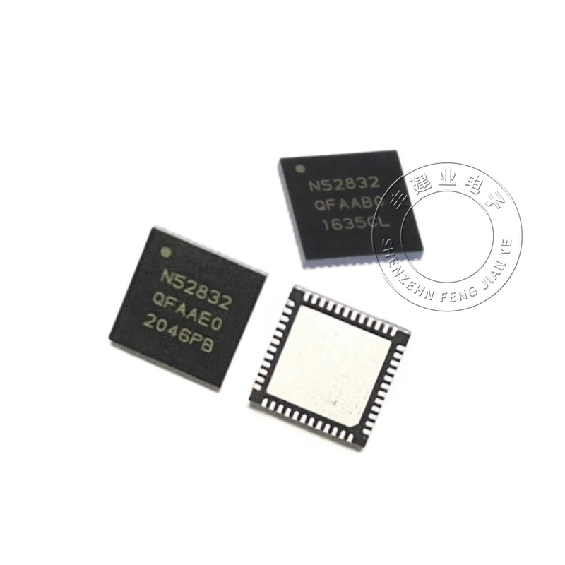 NRF52832-QFAA-R IC RF TXRX+MCU BLUETOOTH 48VFQFN 1-5PCS