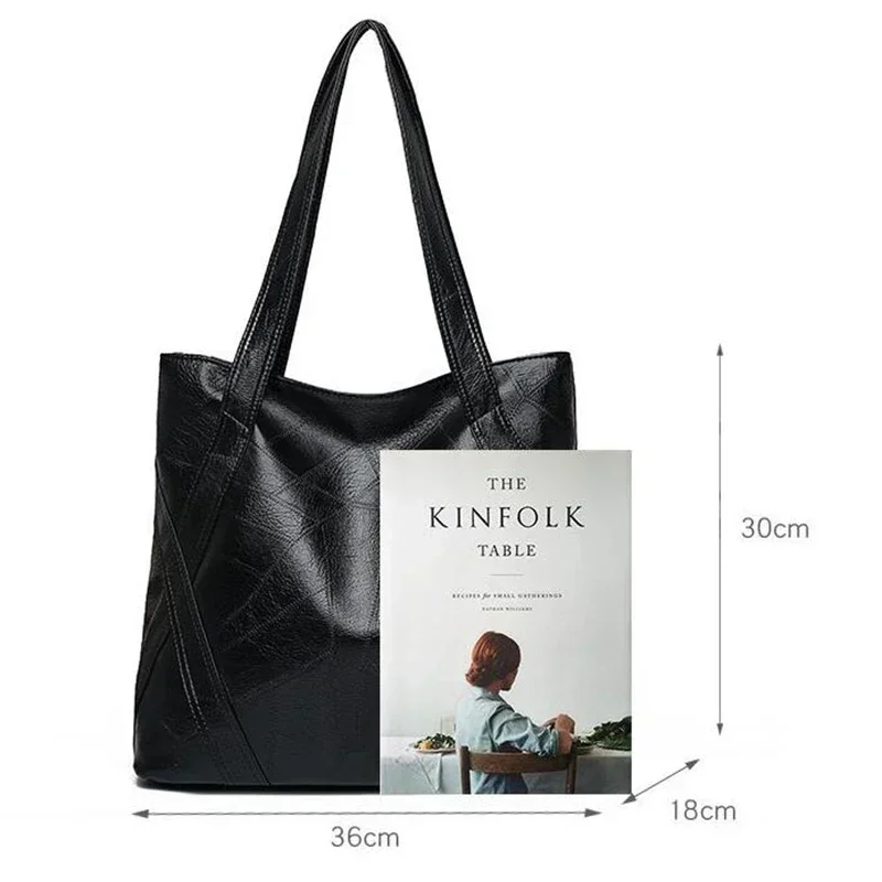 PU Zipper High Quality Women\'s Shoulder Bag 2024 Soft Faced Large Capacity Fashionable Commuting Women\'s Shoulder Bag