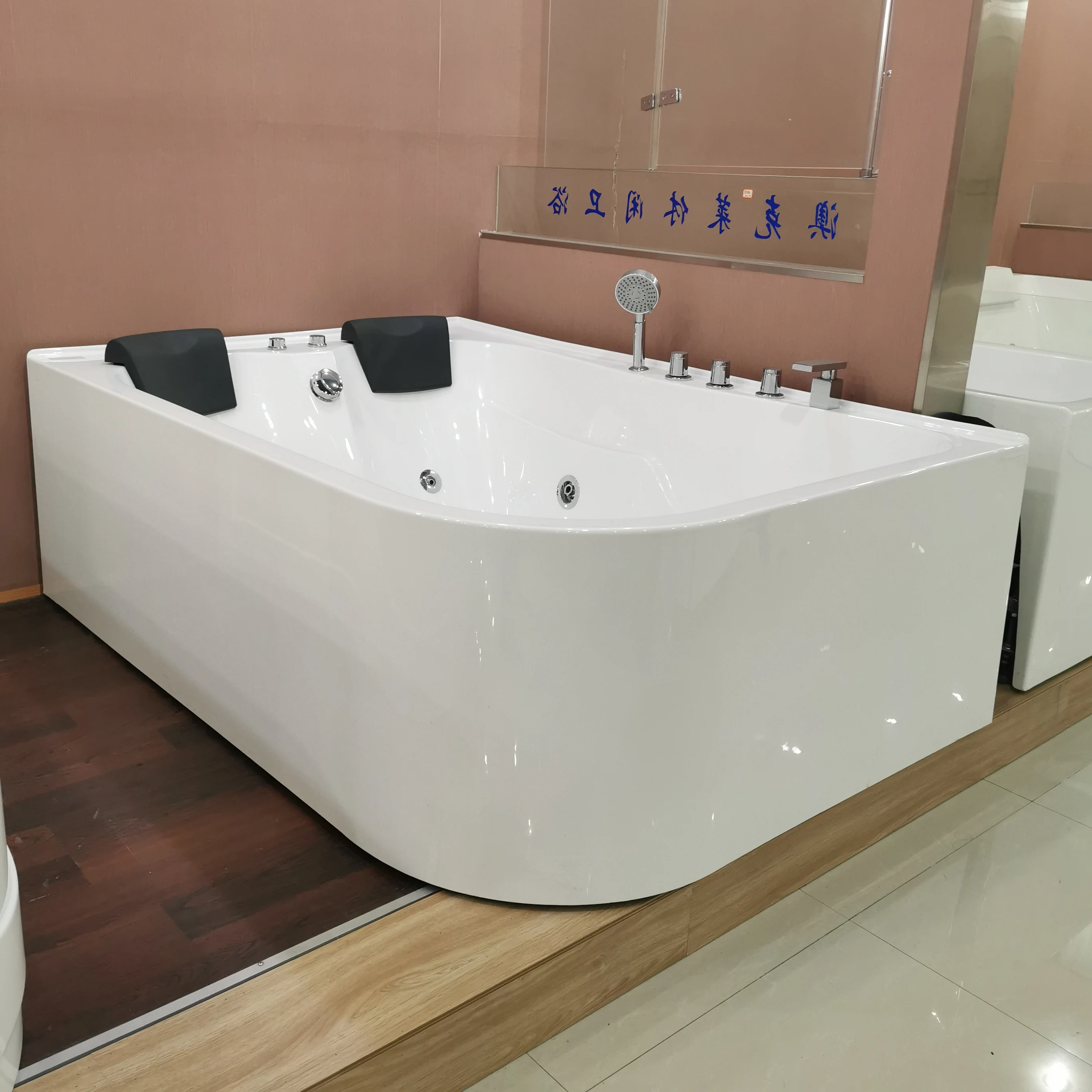 Mesa New Acrylic Hot Sale Luxury Jetted Soaking Bath Tubs For Two Person