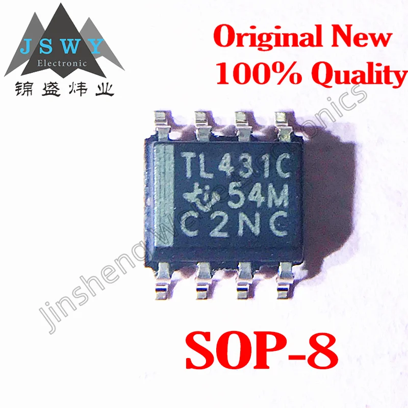 

(100 pieces) TL431CDR TL431C SOIC8/Precision Programmable Voltage Reference Chip/100% Original Brand New/In Stock/Fast Delivery