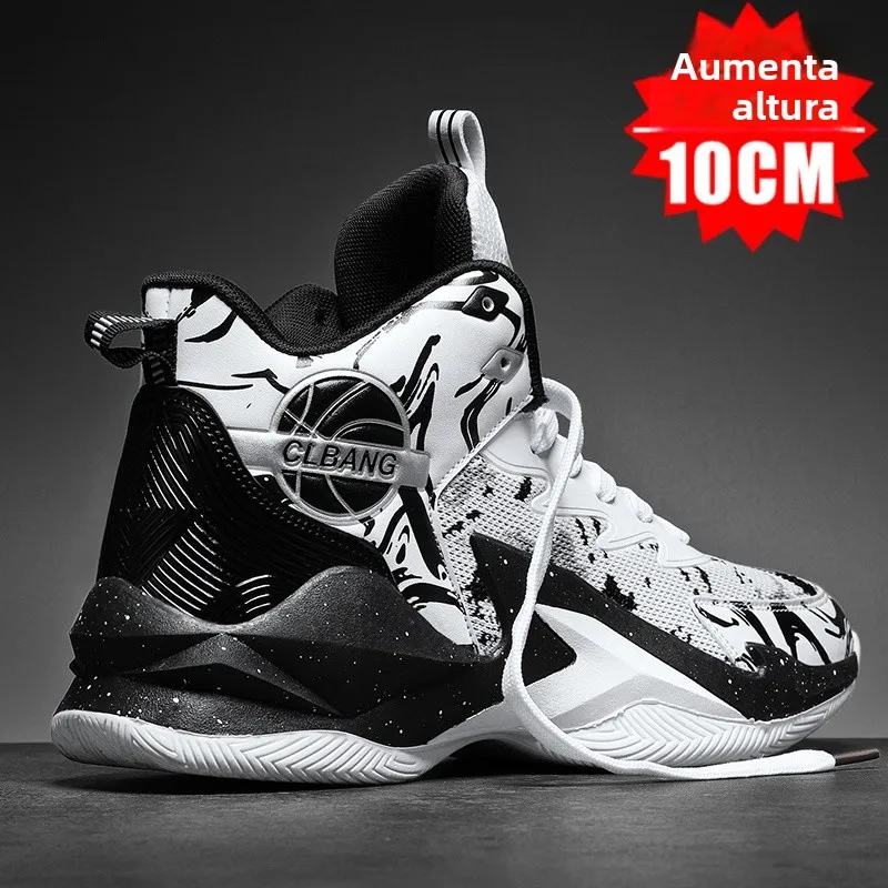 elevated-sports-casual-running-oes-men's-thi-bot-baskeall-sneakers-breathable-me-upper-round-toe-rubber-outsole