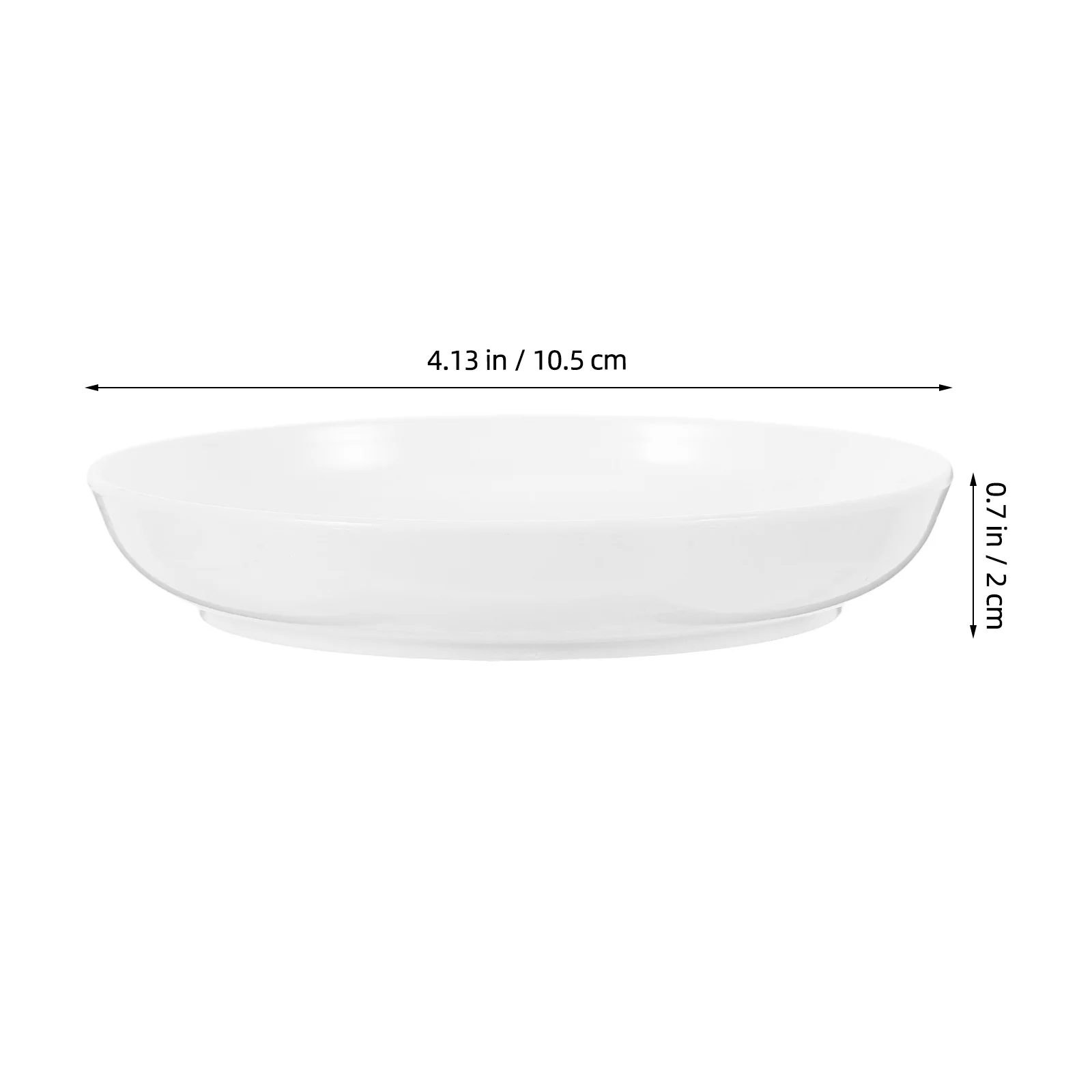 5Pcs Study Stationery Ink Bowl Creative Shape Simple Color Ideal for Calligraphy Lovers and Students Ink Dish Water Plate