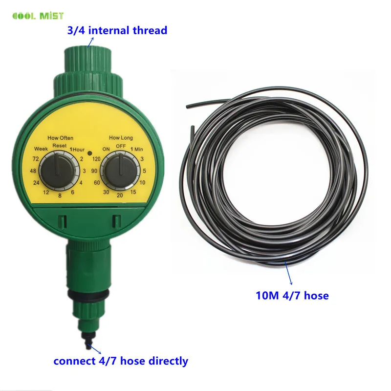 S203 Automatic Intelligence Electronic Water Timer Rubber Gasket Design Outdoor Garden Irrigation Controller for Watering Kits