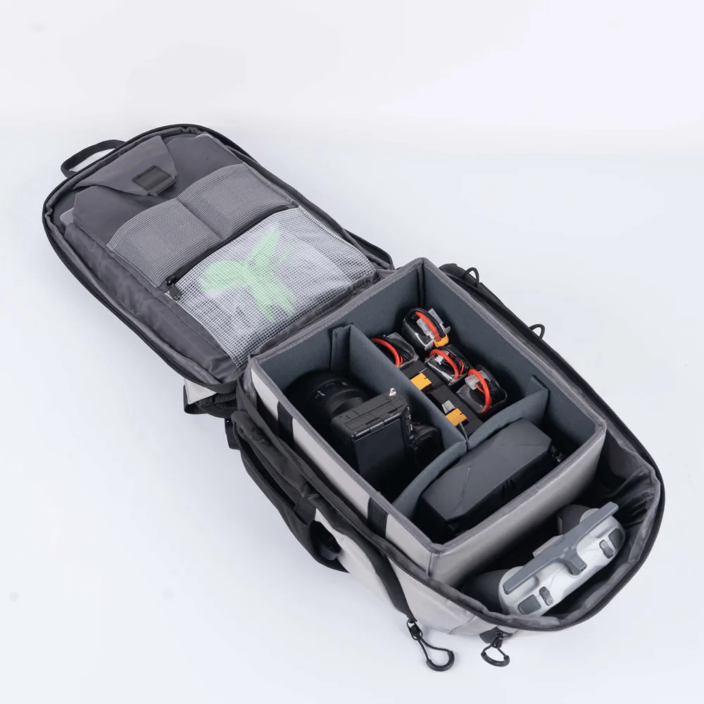 Water Resistant Polyester FPV Backpack Keeper Mini by iFlight, TPU Sealed Zipper, 27x18x43CM Large Capacity