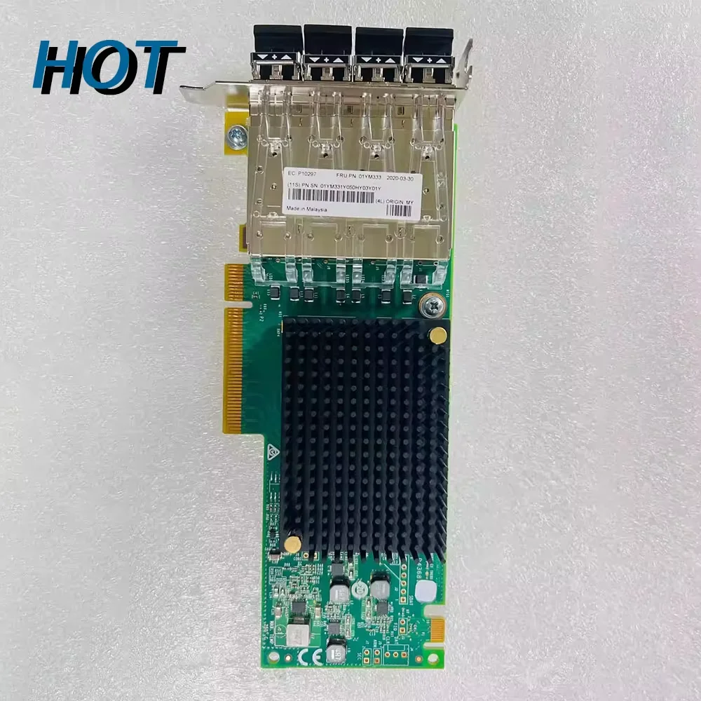 

NIC For IBM 01YM333 01YM331 10 Gigabit Network Card With Four Electrical Ports 16G 2145-DH8 V9000 LPE31004
