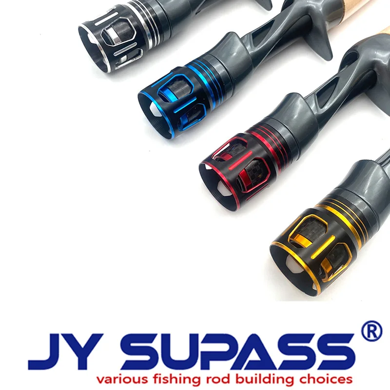 JY SUPASS YCS DIY Fishing Rod custom ReelSeat Locking Nut Fishing Rod Repair Kit A Cork Handle